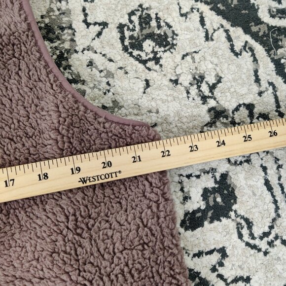 Sierra Designs Women's Vest Size L Mauve Taupe Fleece Warm Fall Casual Outerwear - Picture 7 of 9